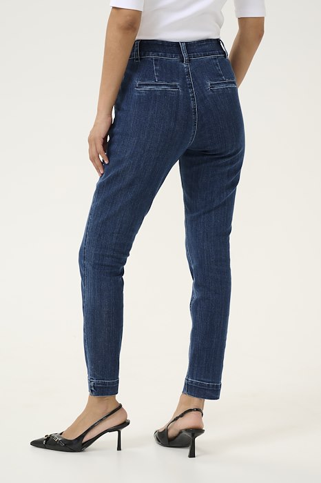 Kaffe Clothing KAlea Jeans 7/8 Dark Blue Denim