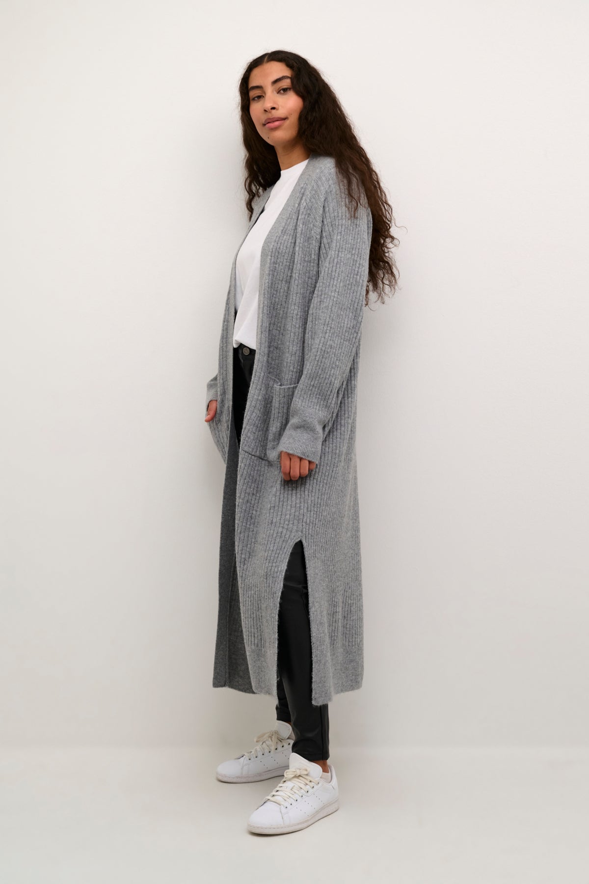 Kaffe Clothing KArinya Cardigan Grey Melange