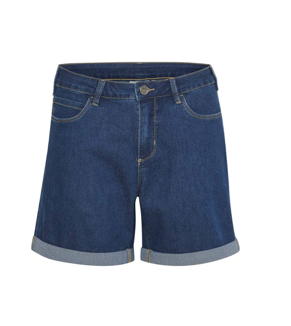 Kaffe Clothing KAvicky Denim Shorts Medium Blue Washed Denim