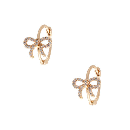 Nora Norway TheBow ear gold Clear