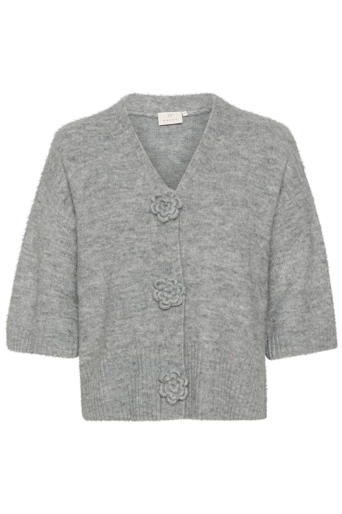 Kaffe Clothing KArosie Cardigan Grey Melange