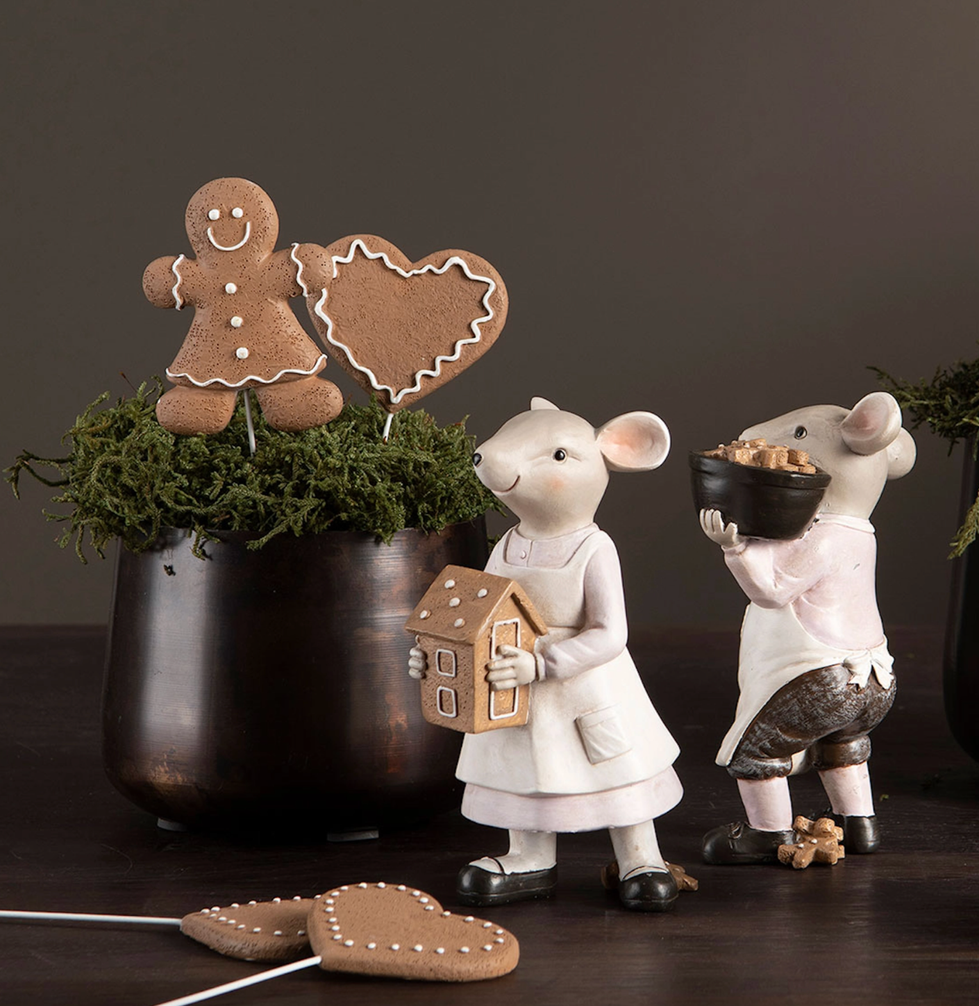 Alot Pepperkake blomsterpinne (1 stk assortert)