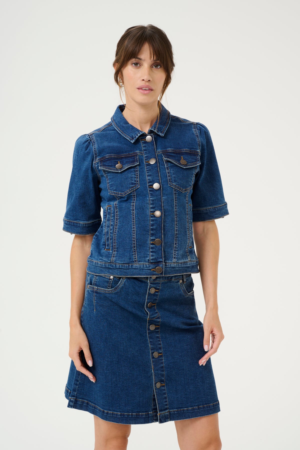Culture CUdeva Ami Jacket Medium Blue Wash