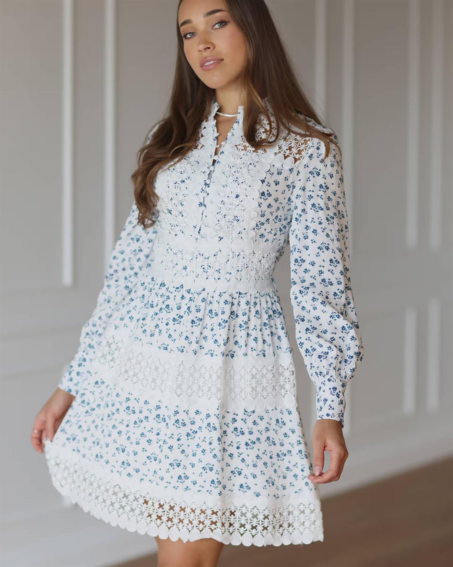 Floyd Karina Flowy Offwhite/Blue