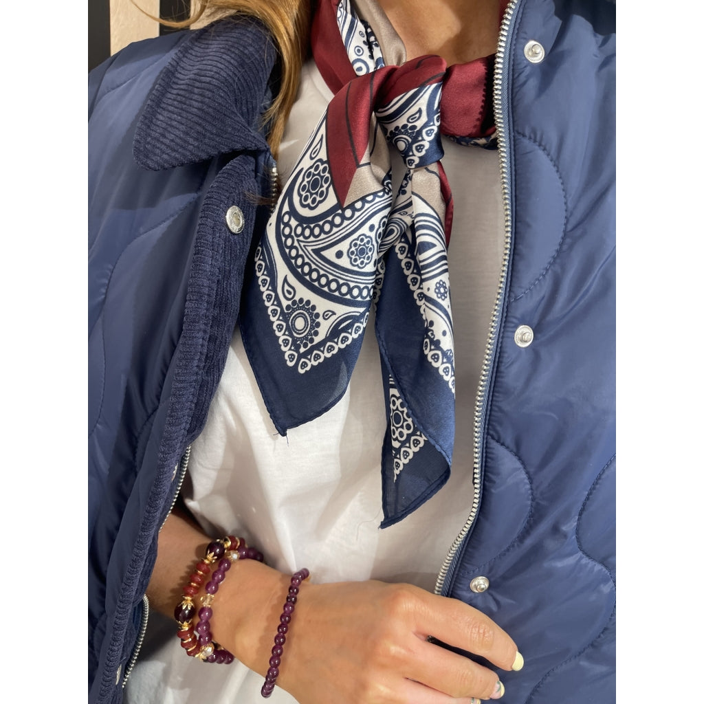 Silkeskjerf Bandanas - Mørkeblå