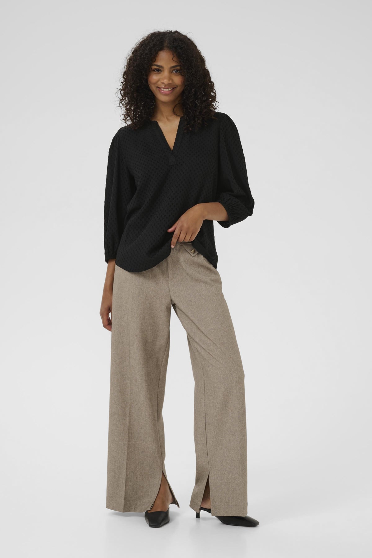 Kaffe Clothing KAannika Blouse Black Deep