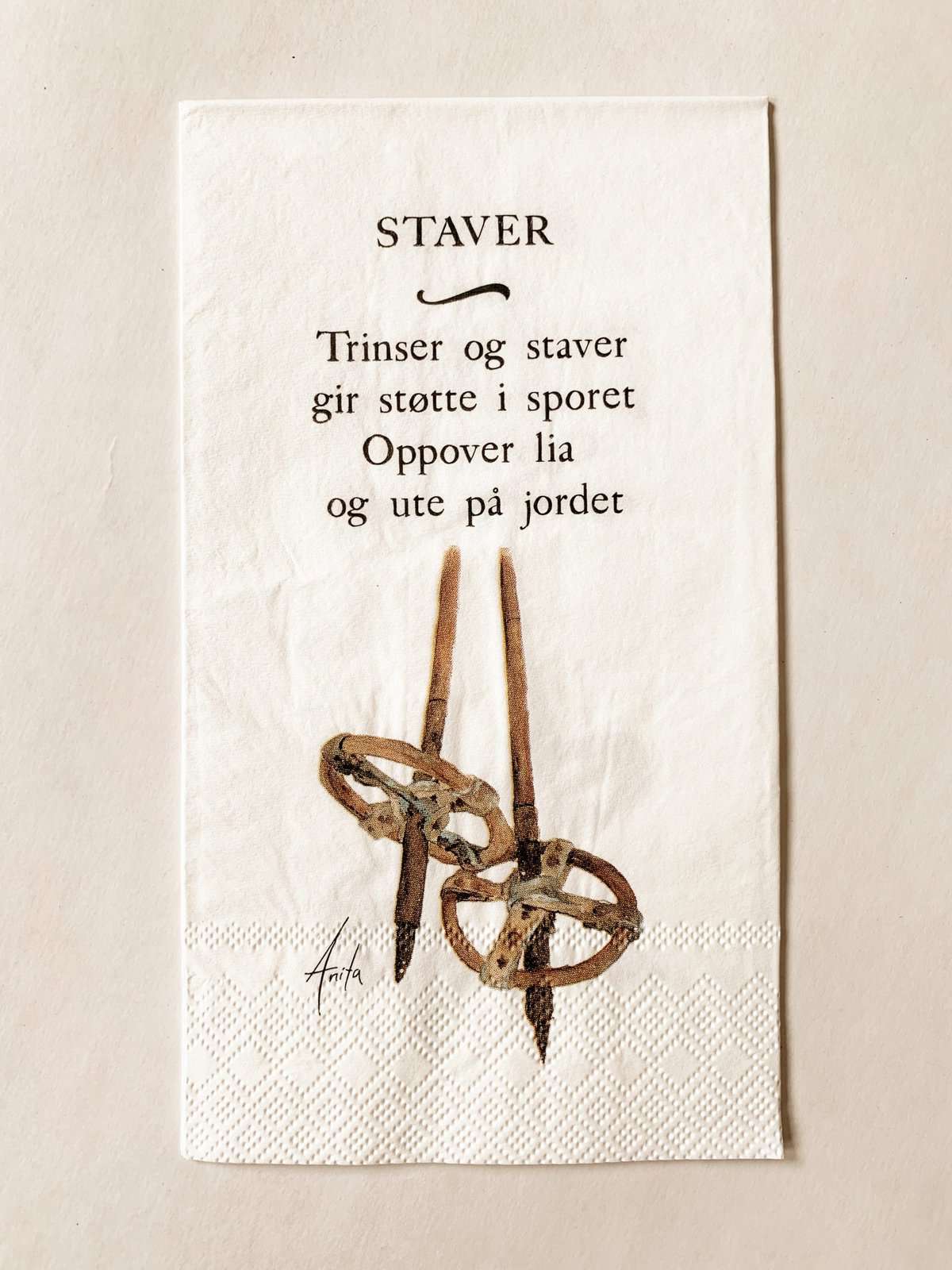 Serviett buffet “Staver”
