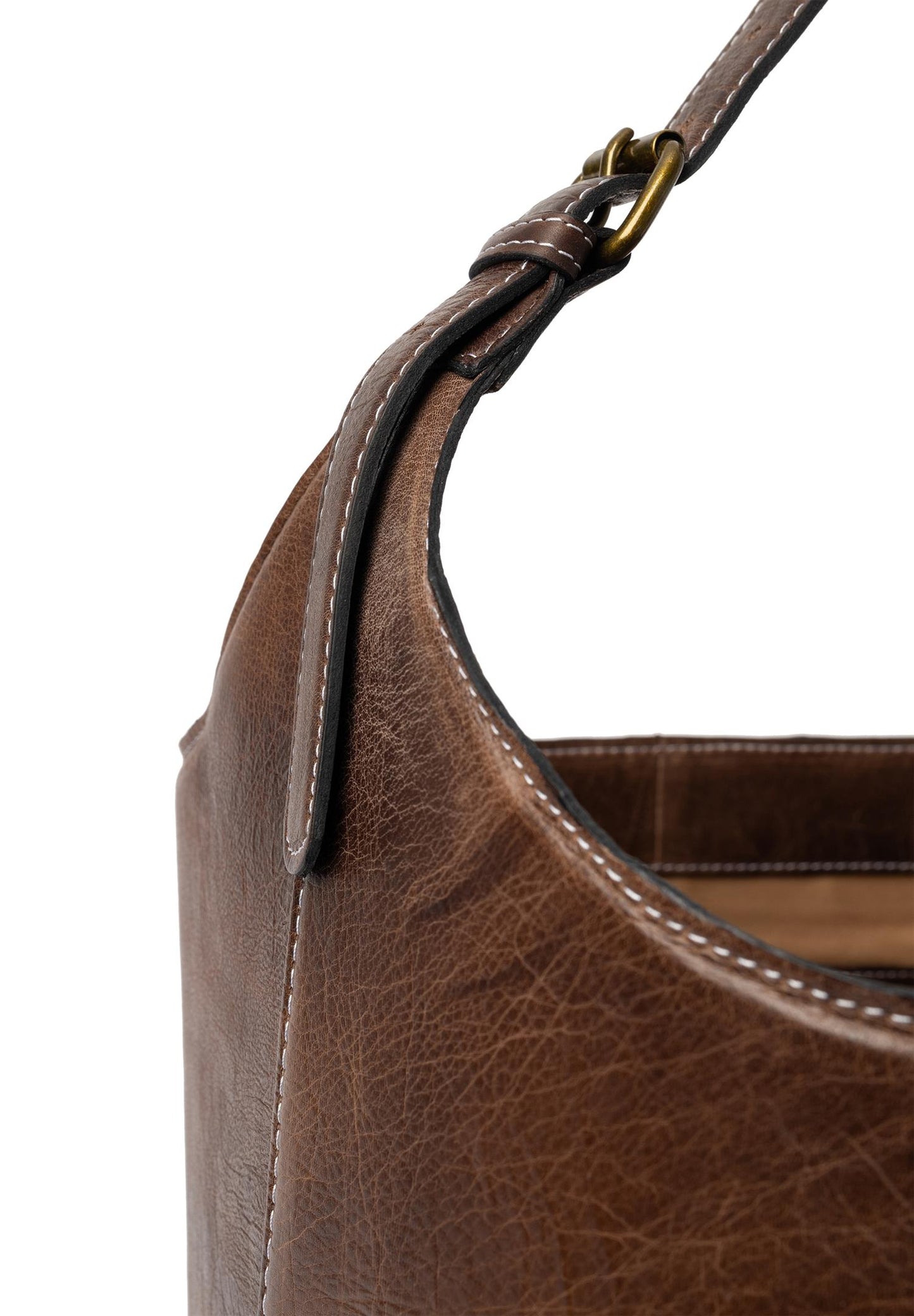 RE:DESIGNED Strikketøy-oppbevaring Prosjekt 27 Woodsmoke 100% Skinn