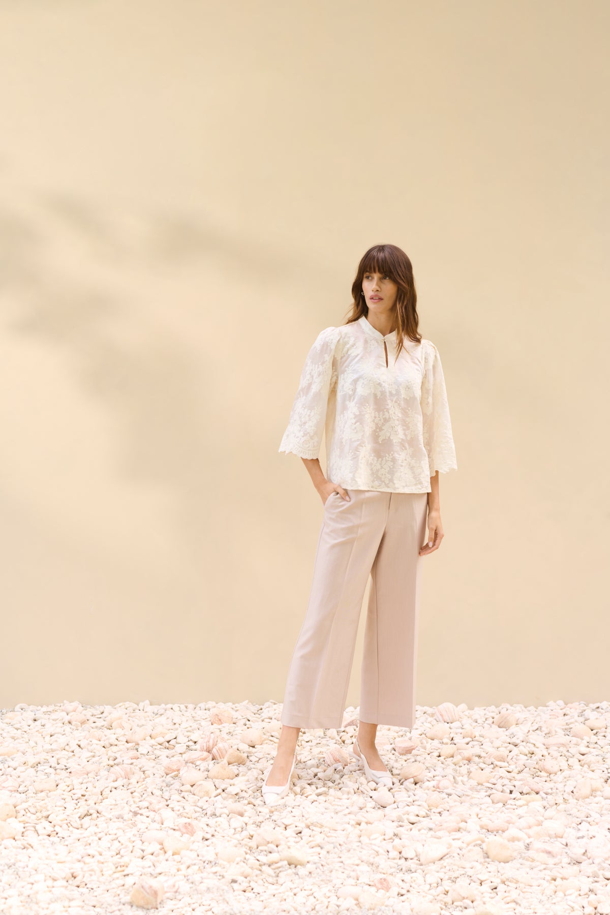 Culture CUarona Blouse Whitecap