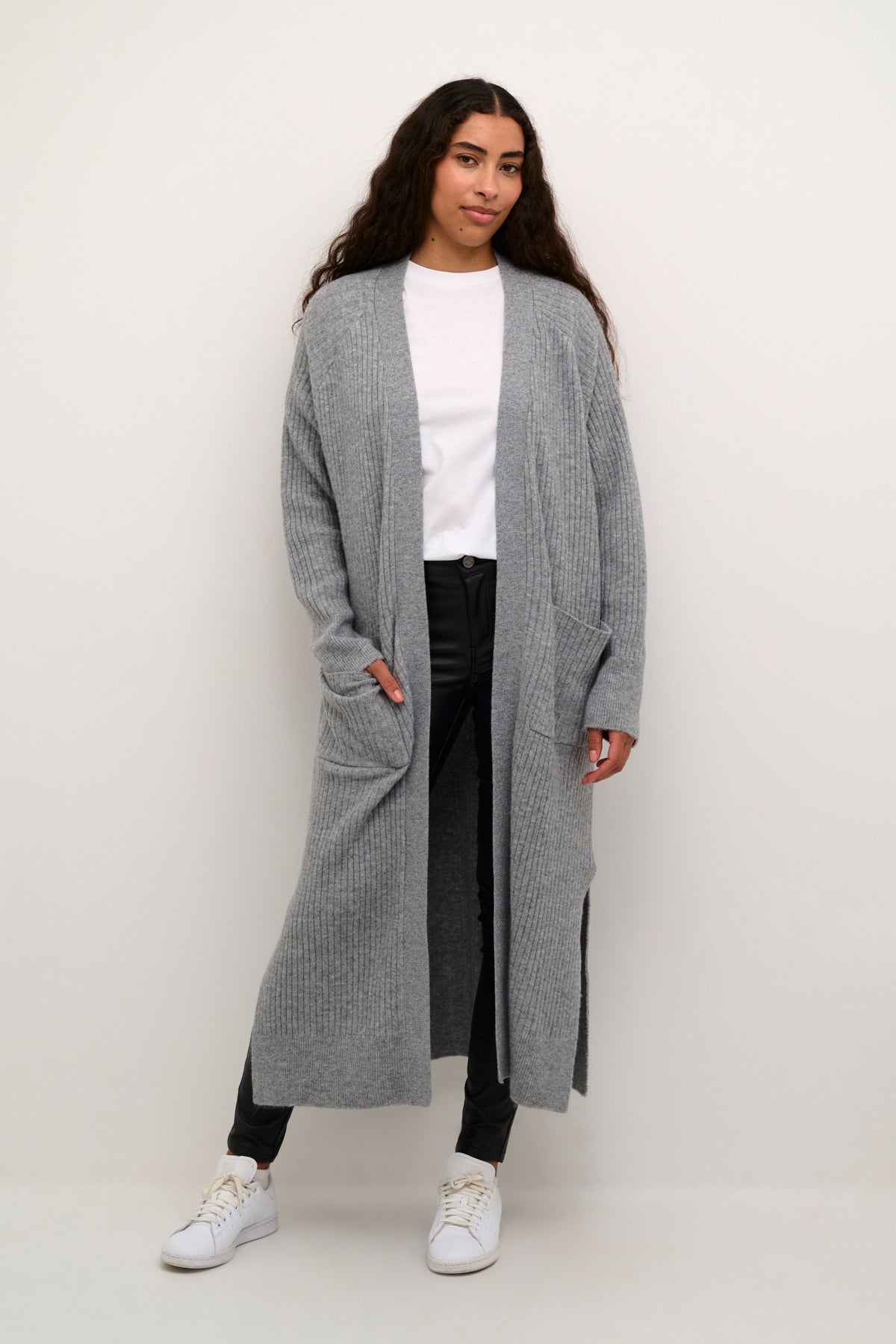 Kaffe Clothing KArinya Cardigan Grey Melange