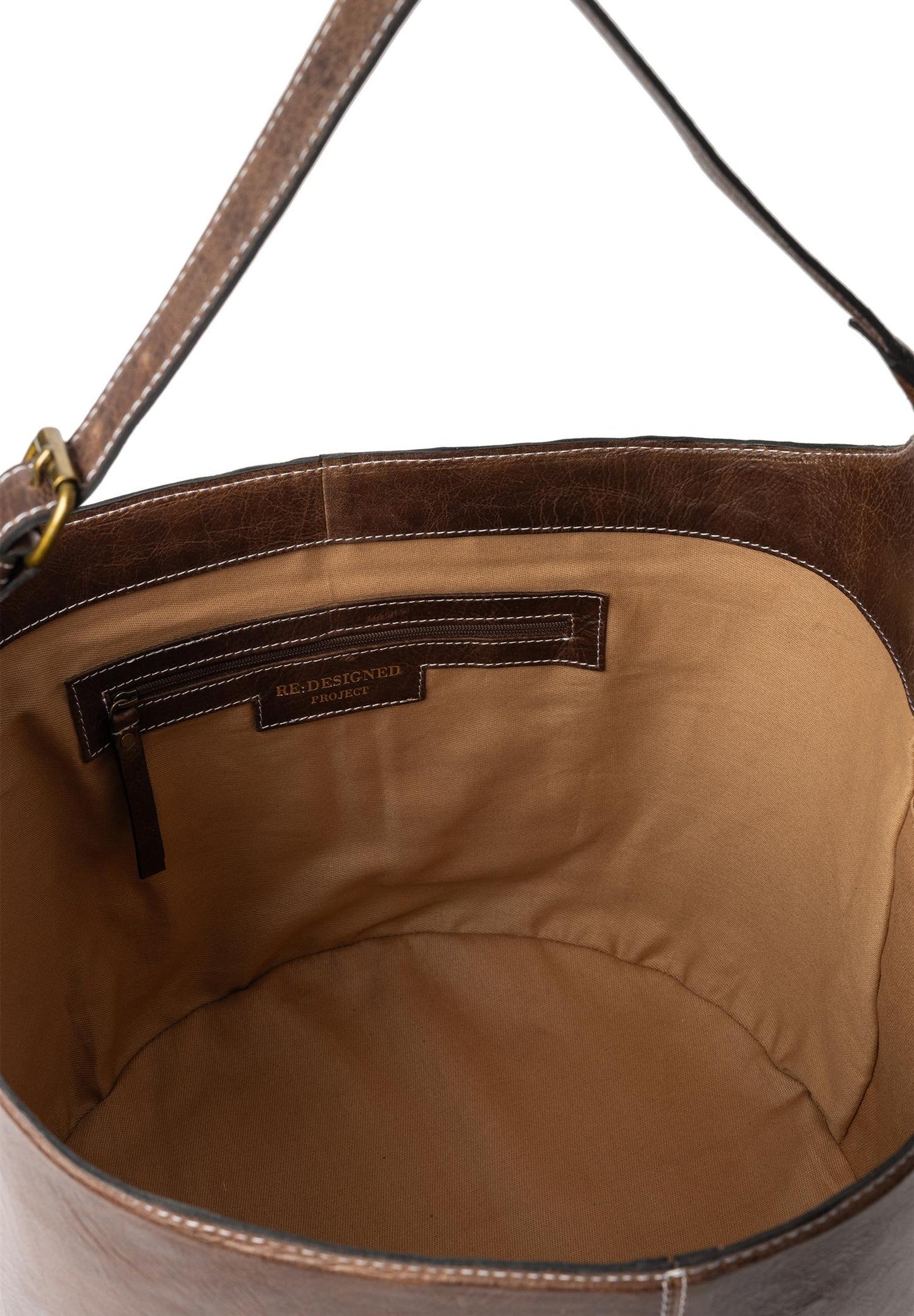 RE:DESIGNED Strikketøy-oppbevaring Prosjekt 27 Woodsmoke 100% Skinn