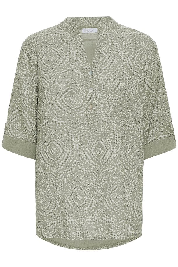 Sorbet SBalexa Batic Blouse Dusty Olive
