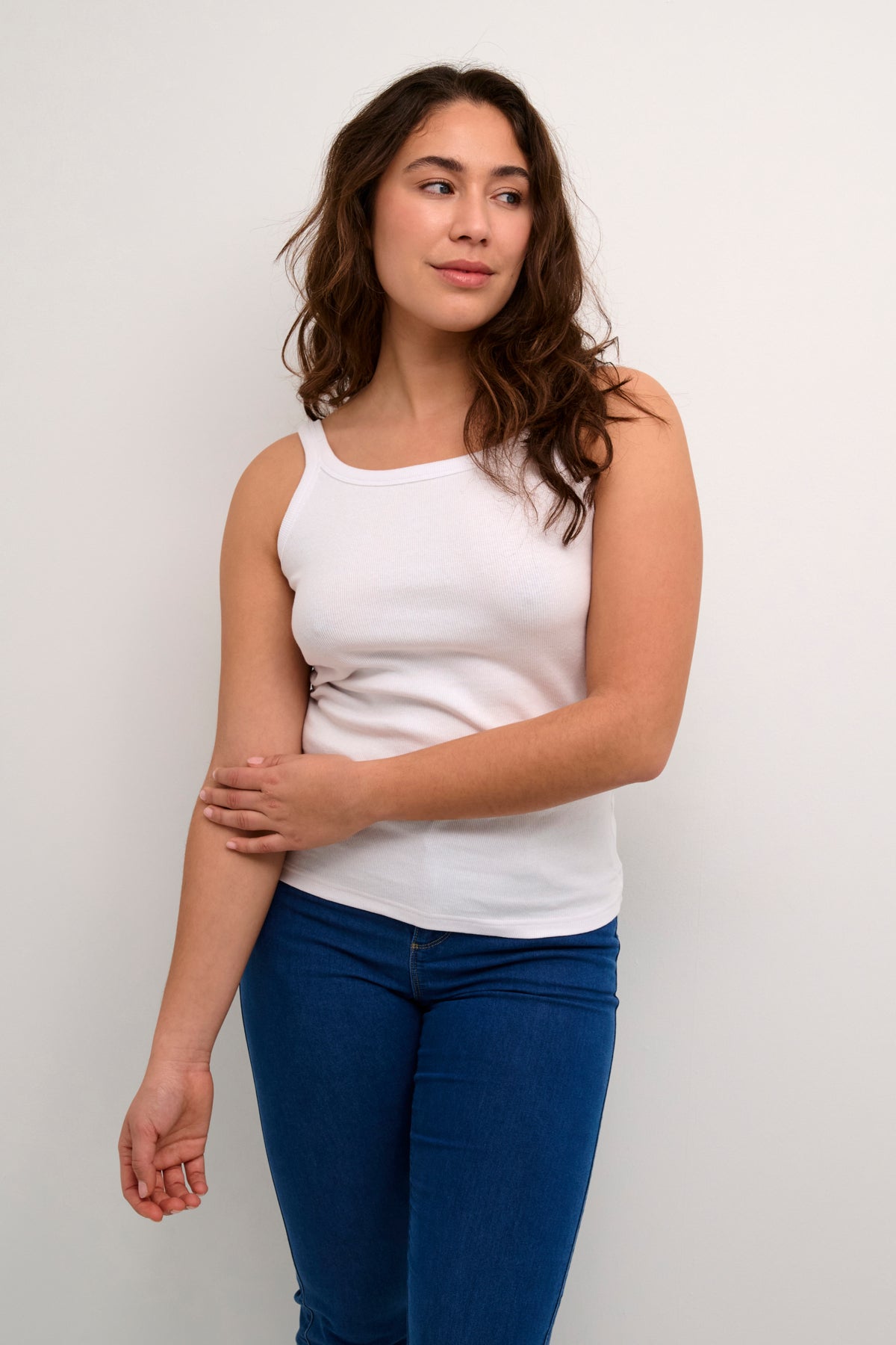 Kaffe Clothing KAcarna Tank Top White