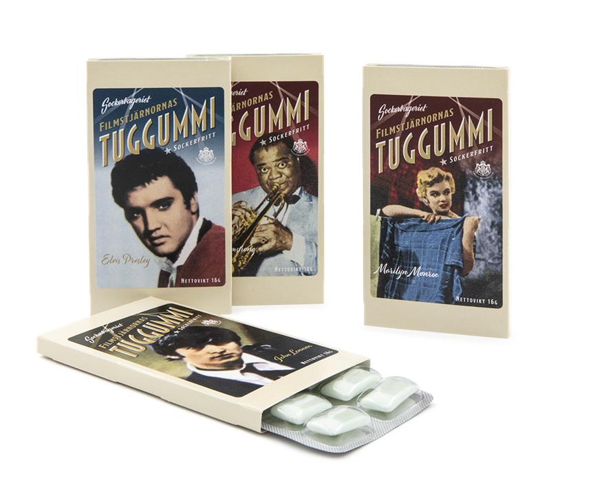 Nostalgisk Filmtyggegummi