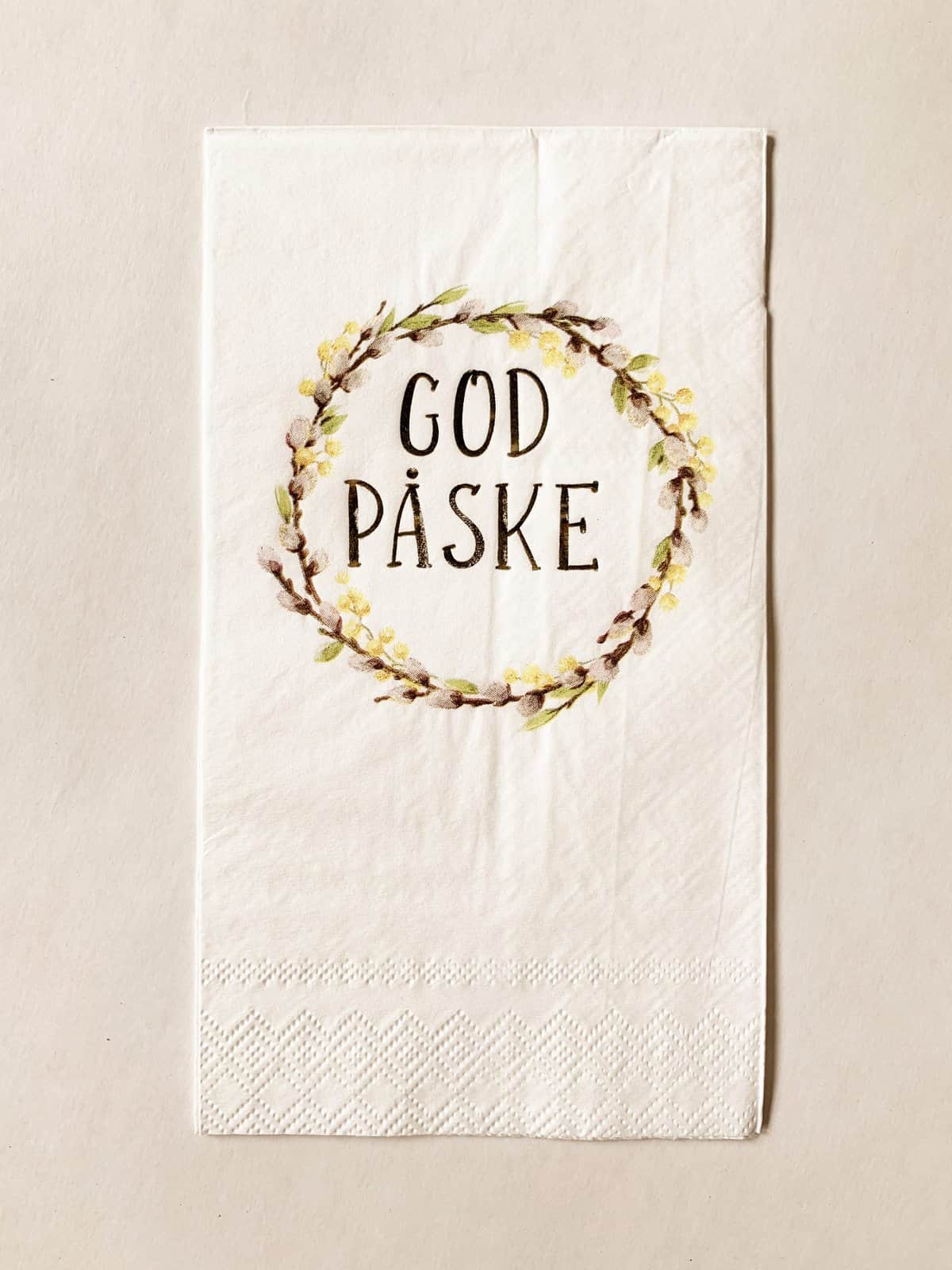 Trend Design Serviett buffet Krans «god påske»
