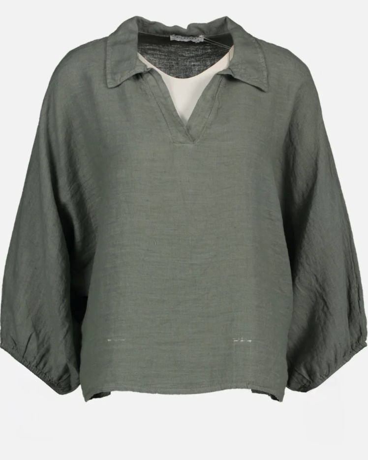 Floyd Molina Bluse Army Green