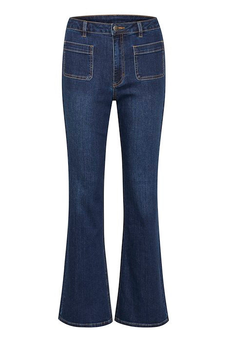 Kaffe Clothing KAsinem Flared Jeans Dark Blue Denim