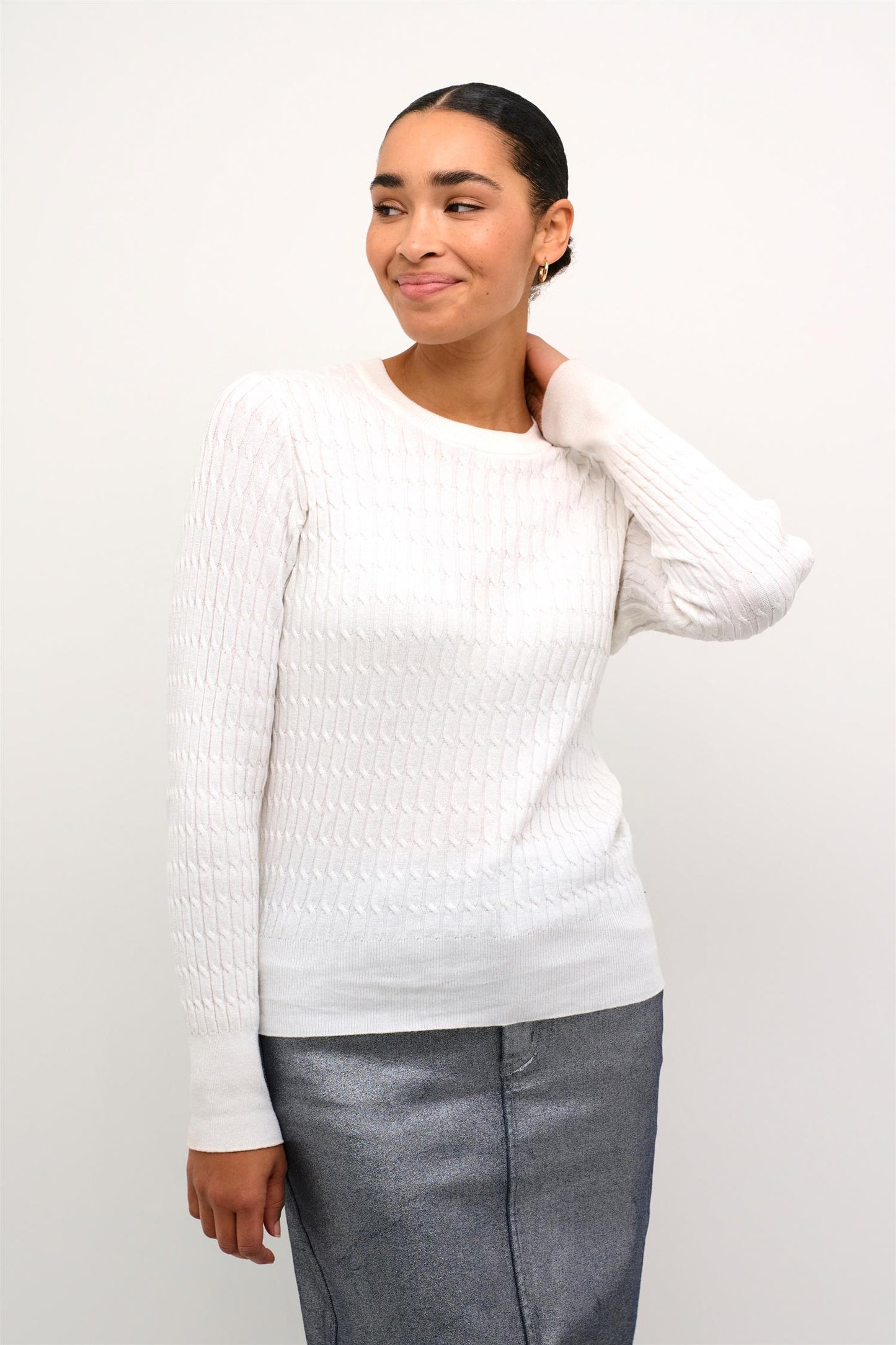 Kaffe Clothing Silla Pullover Chalk