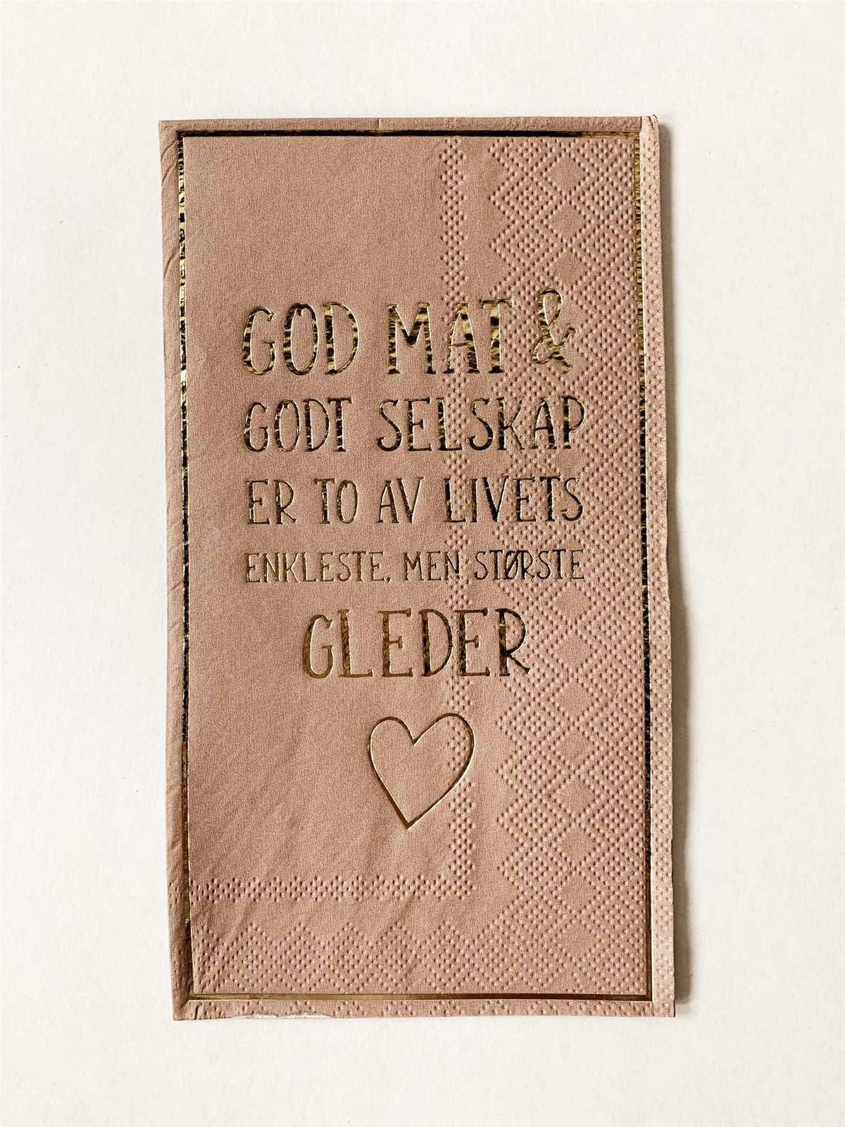 Trend Design Serviett buffet «God mat og godt selskap»