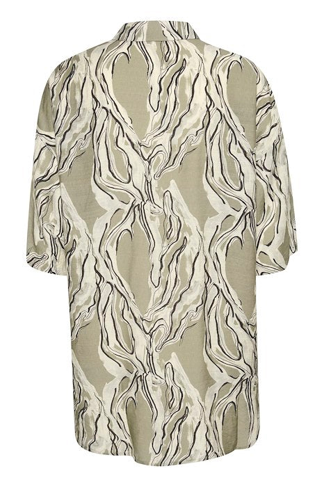 Kaffe Clothing KAelino Shirt Vetiver Marble Print