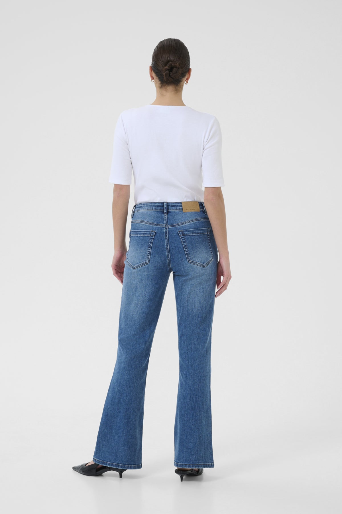 Kaffe Clothing KAforest HW Slim Fit Jeans Medium Blue Denim 34"