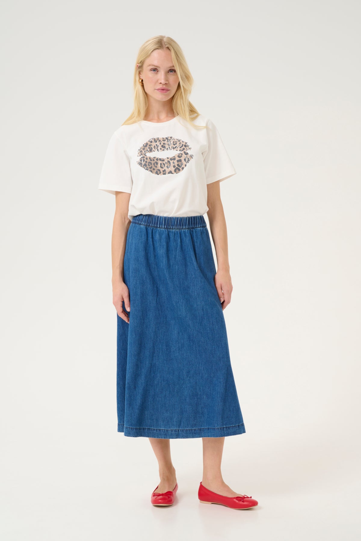 Culture CUnuga Gith T-Shirt Spring Gardenia