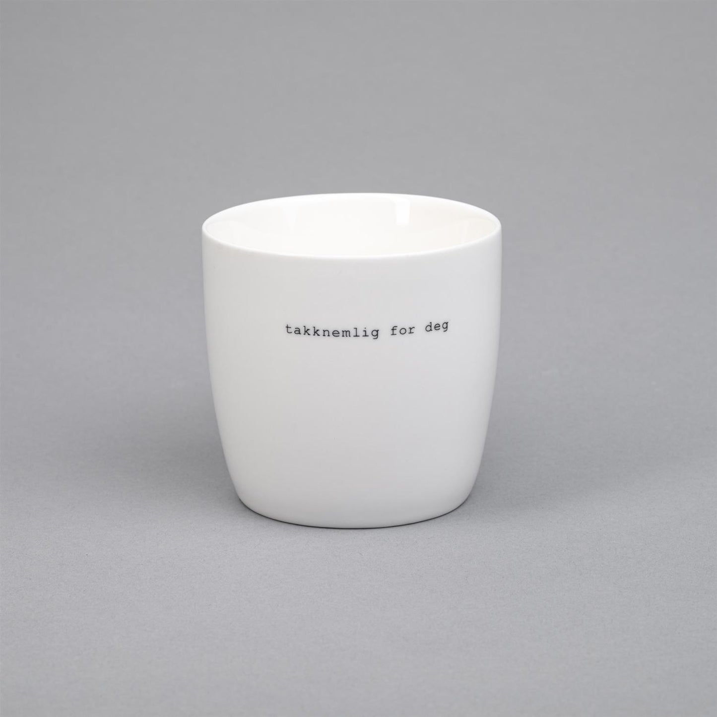 Sögne Home Krus Hvitt "Takknemlig For Deg"