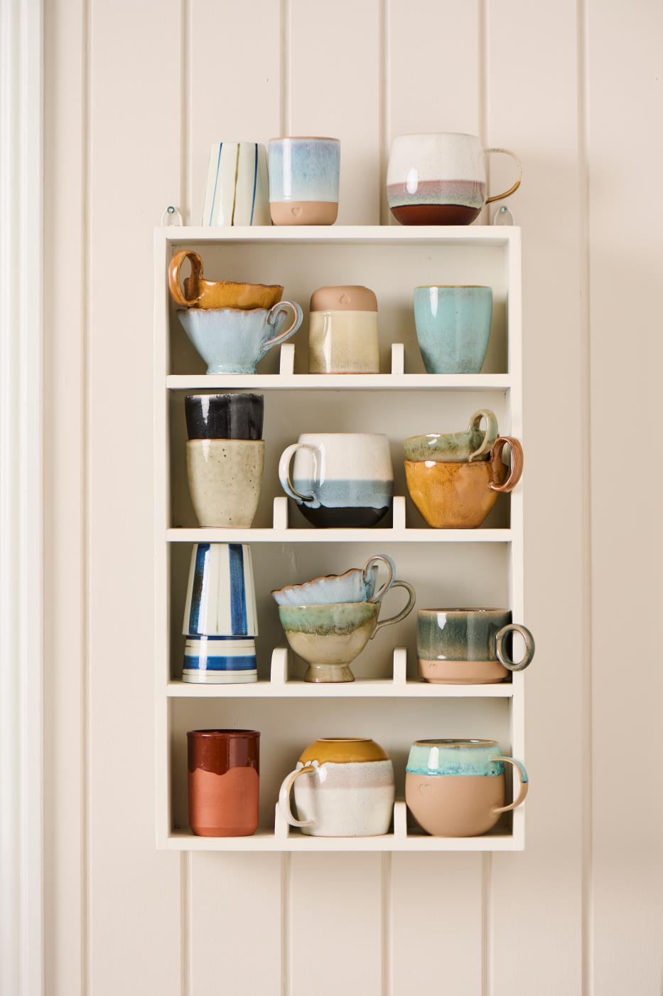 Ib Laursen Krus u/hank Heart matt brun leire m/naturfarget kant