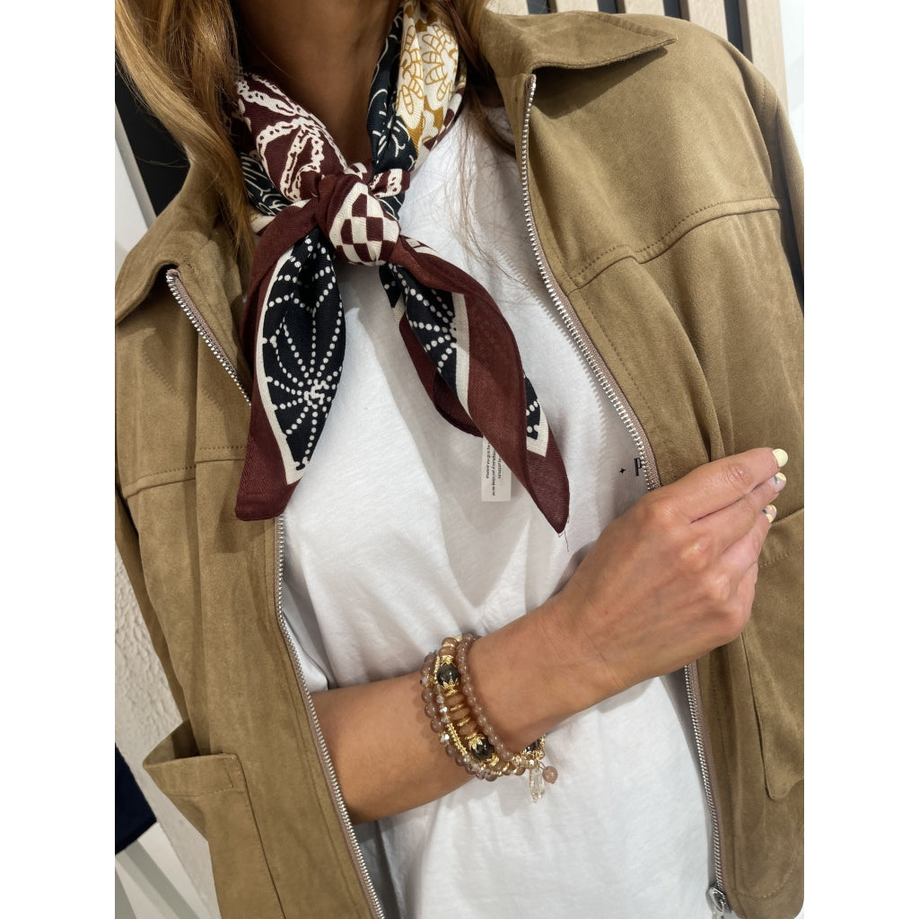 Silkeskjerf Bandanas - Beige