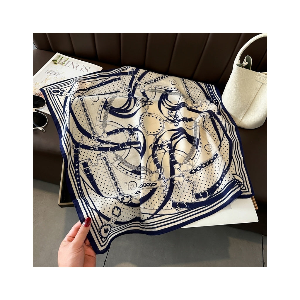 Silkeskjerf Bandanas - Marineblå