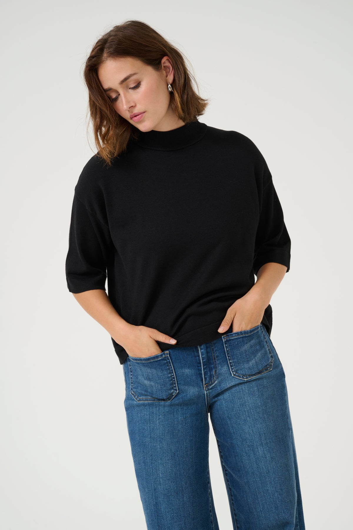 Kaffe Clothing KAlizza Turtleneck Black Deep