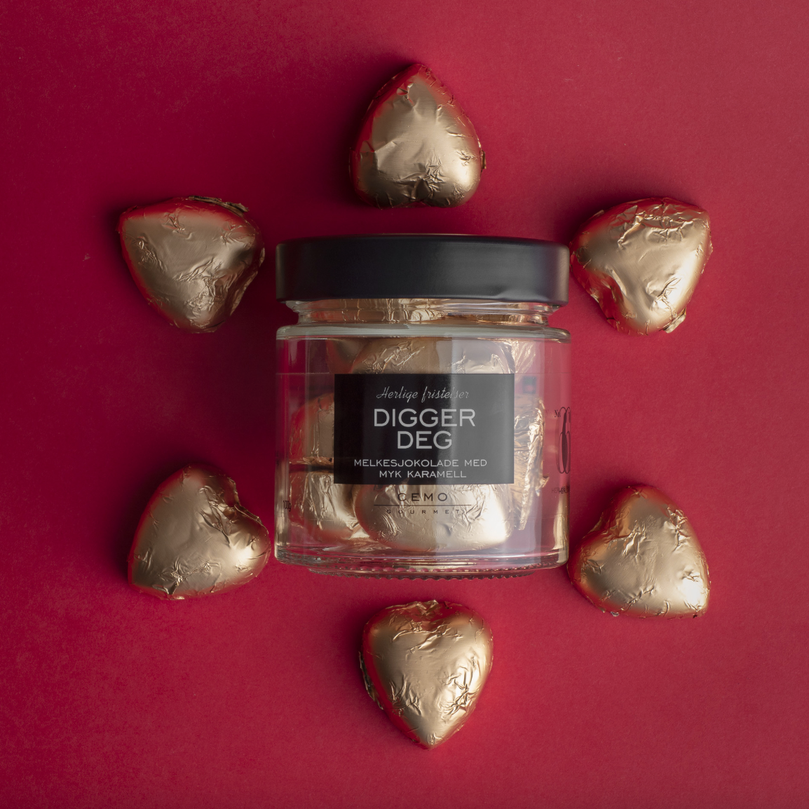 Cemo Sjokoladehjerter "Digger Deg"