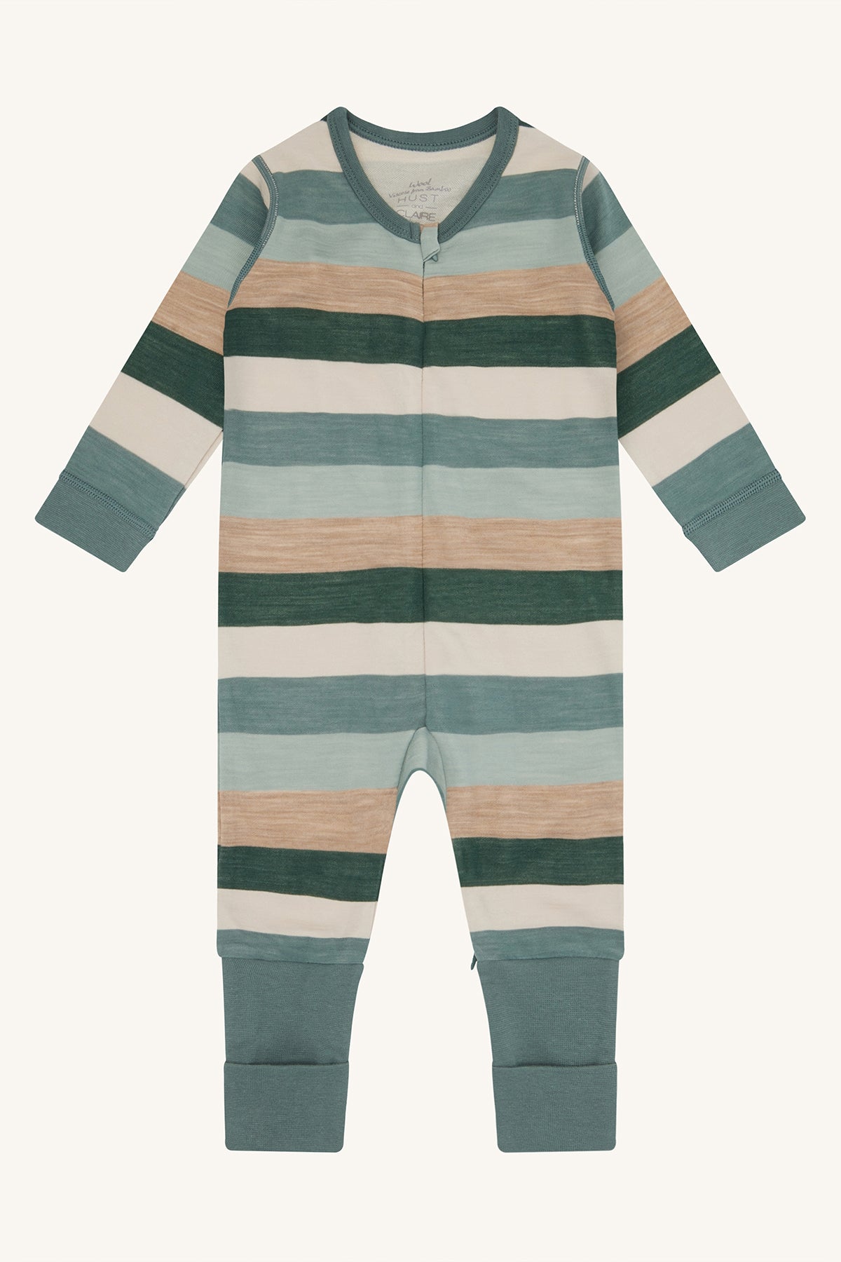 Hust and Claire Manu Heldrakt Stripes Jade Green