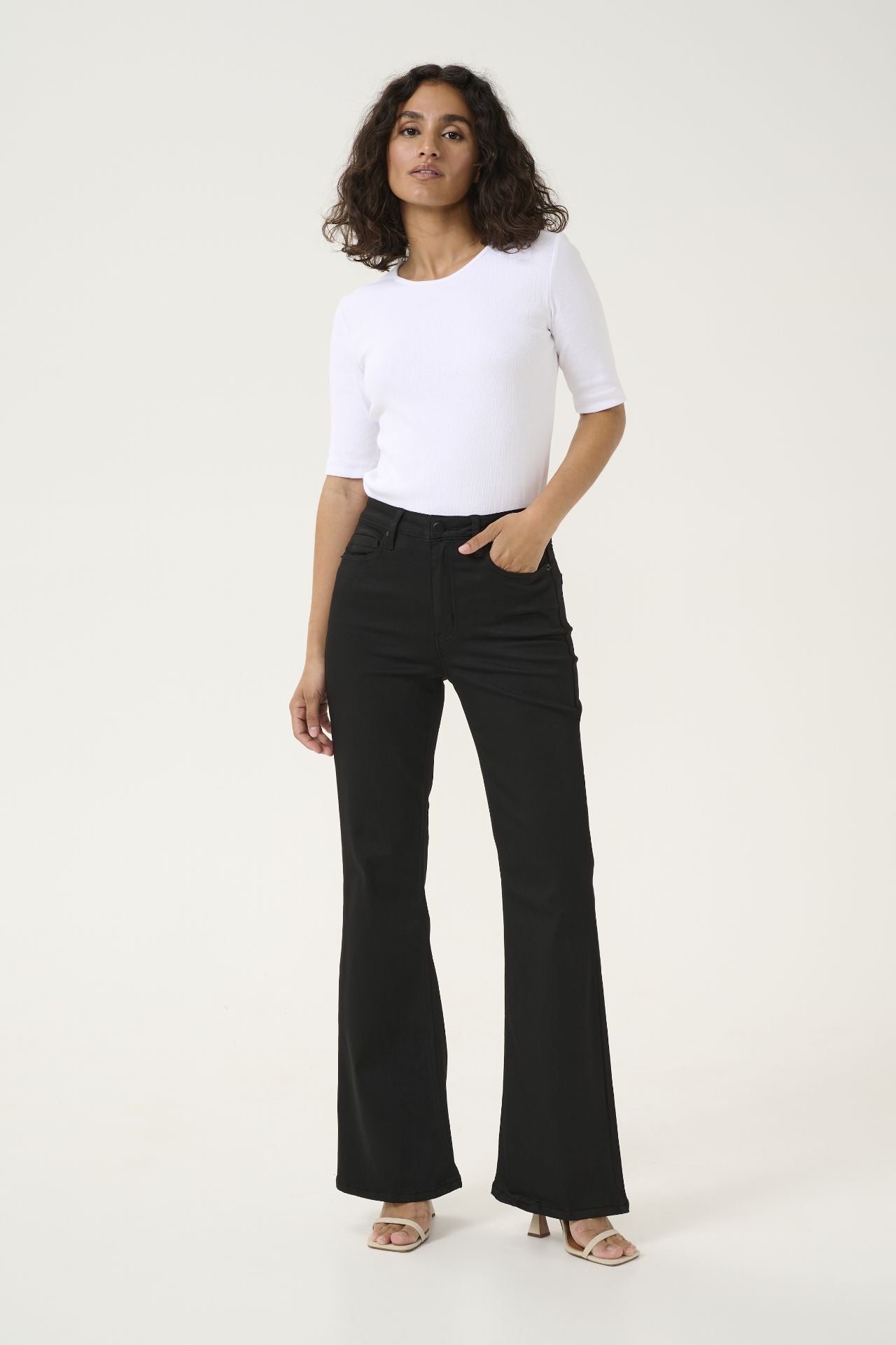 Kaffe Clothing KAdima Flared Jeans Sort