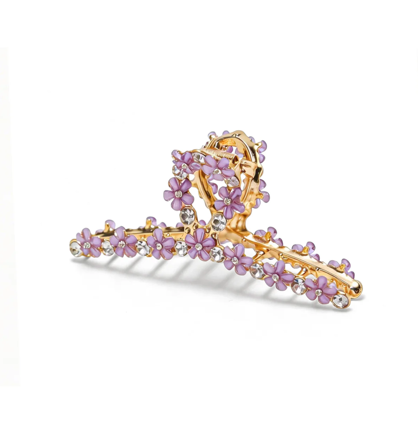 Nora Norway Hairclip Flower Single Rosa