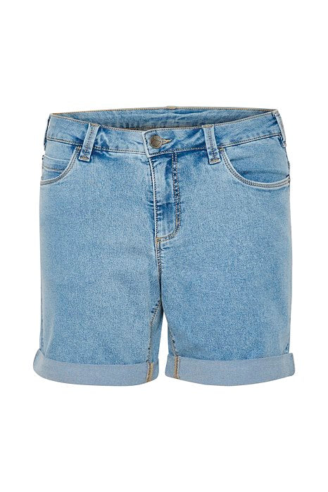 Kaffe Clothing KAvicky Denim Shorts Light Blue