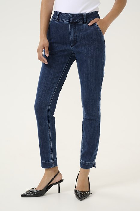 Kaffe Clothing KAlea Jeans 7/8 Dark Blue Denim