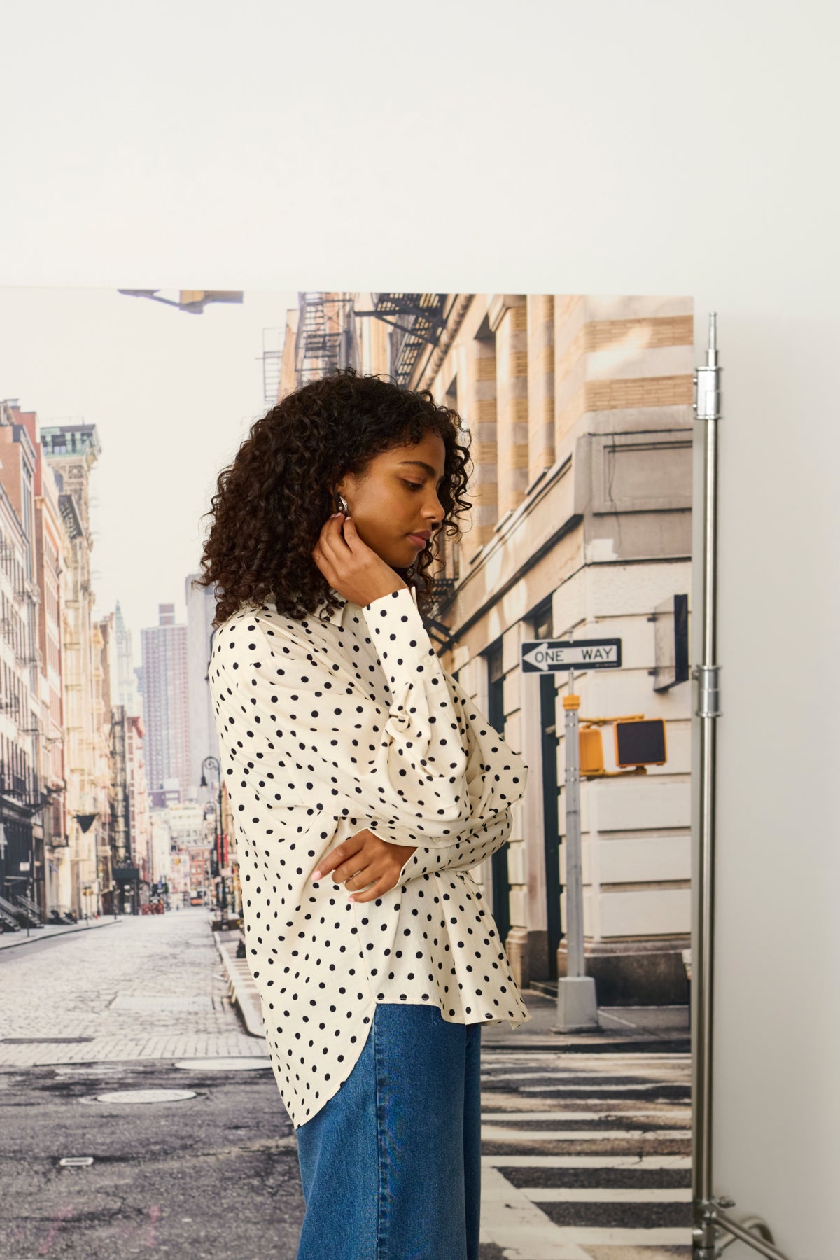 Kaffe Clothing KAoscarna Shirt Chalk/Black Dots