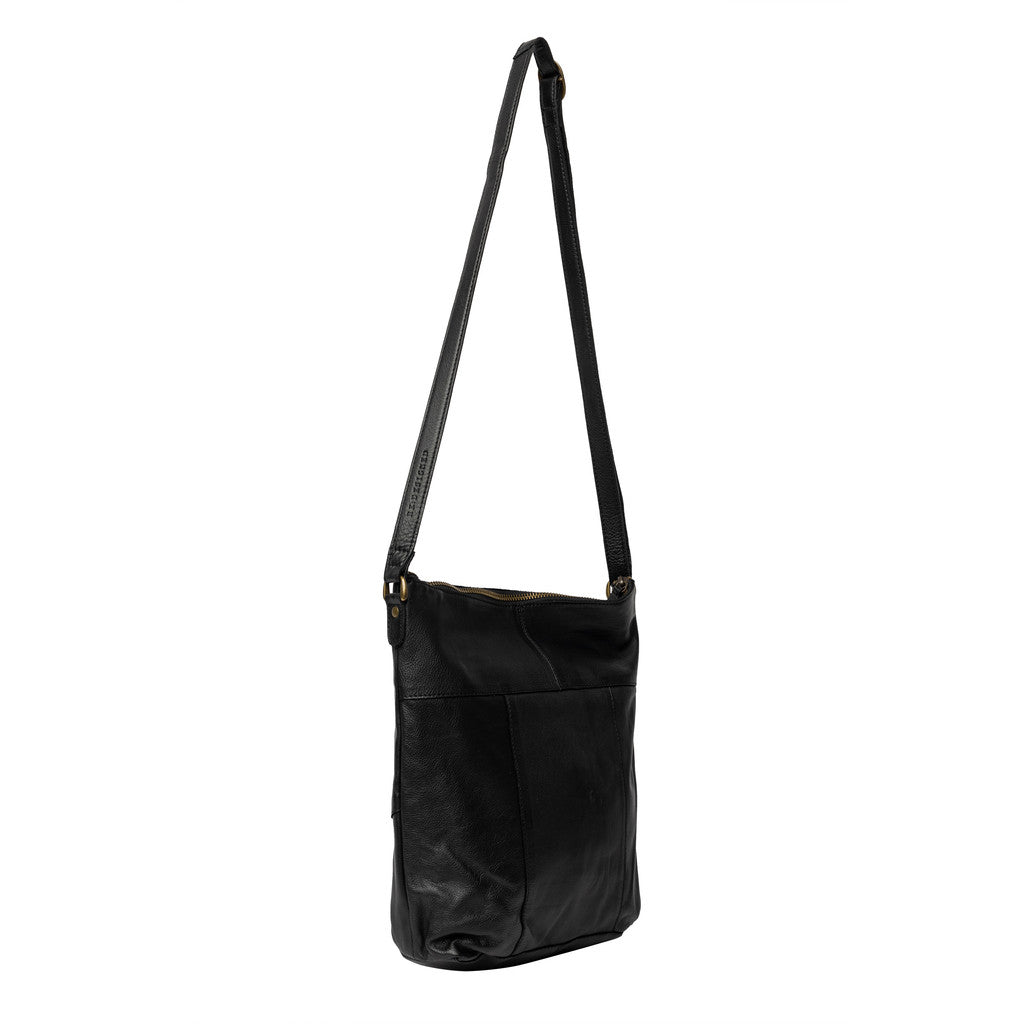 RE:DESIGNED Leknes Urban Crossover Black 100% Skinn