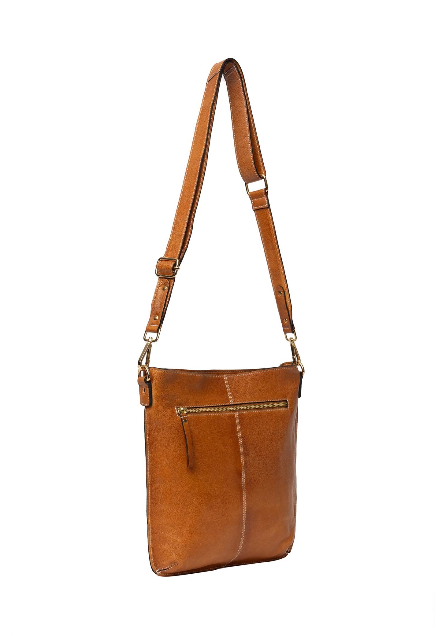 RE:DESIGNED Skinnveske Fillis Big Crossover Walnut 100% Skinn