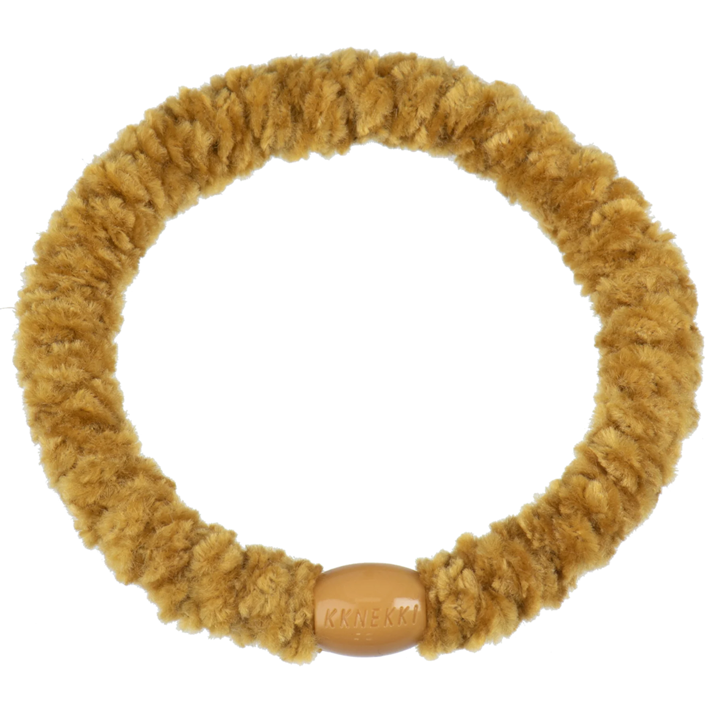 Kknekki Hårstrikk Velvet Mustard