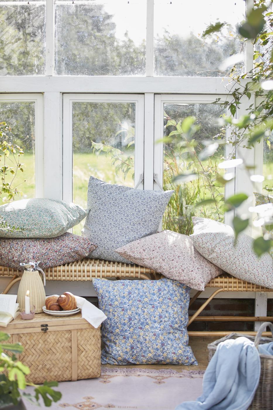 Ib Laursen Putetrekk Rosa, Gule & Grønne Blomster