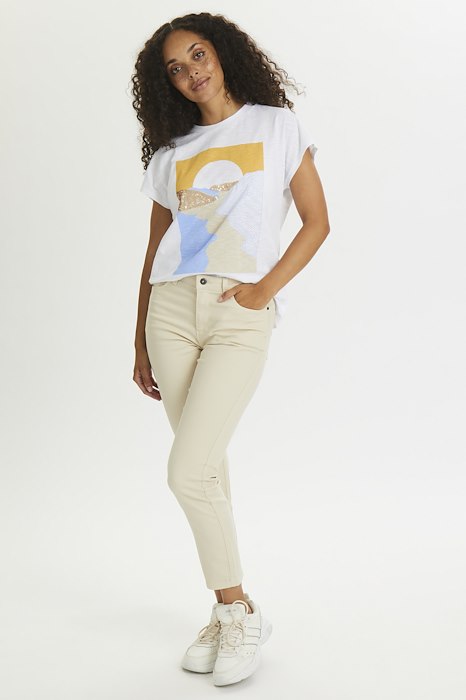 Kaffe Clothing KAhana T-shirt Optical White