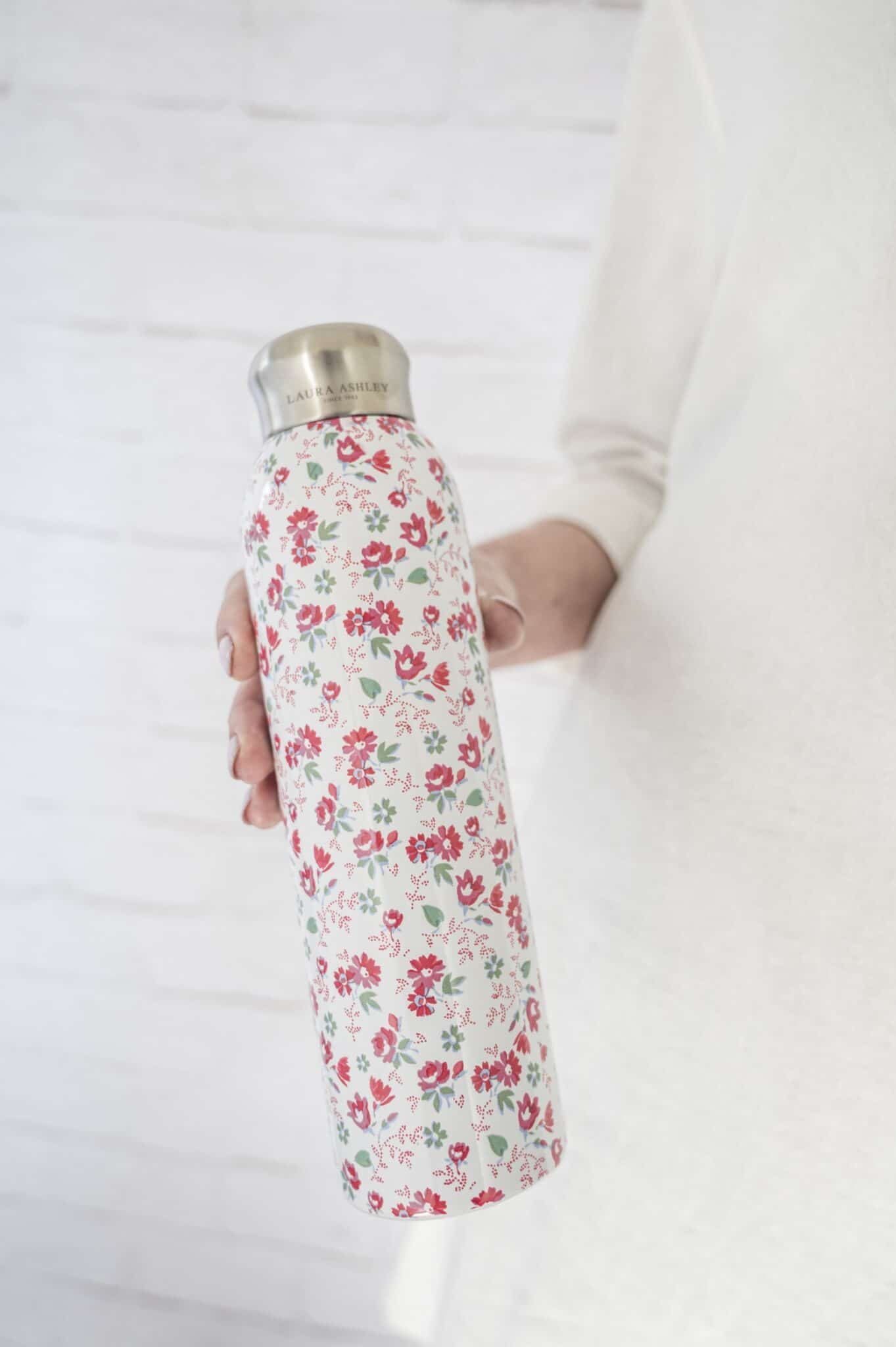 Laura Ashley Vannflaske/termos Petit Fleur Rosa