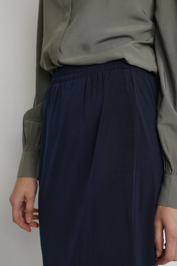 Kaffe Clothing KAmalli Jersey Skirt Midnight Marine