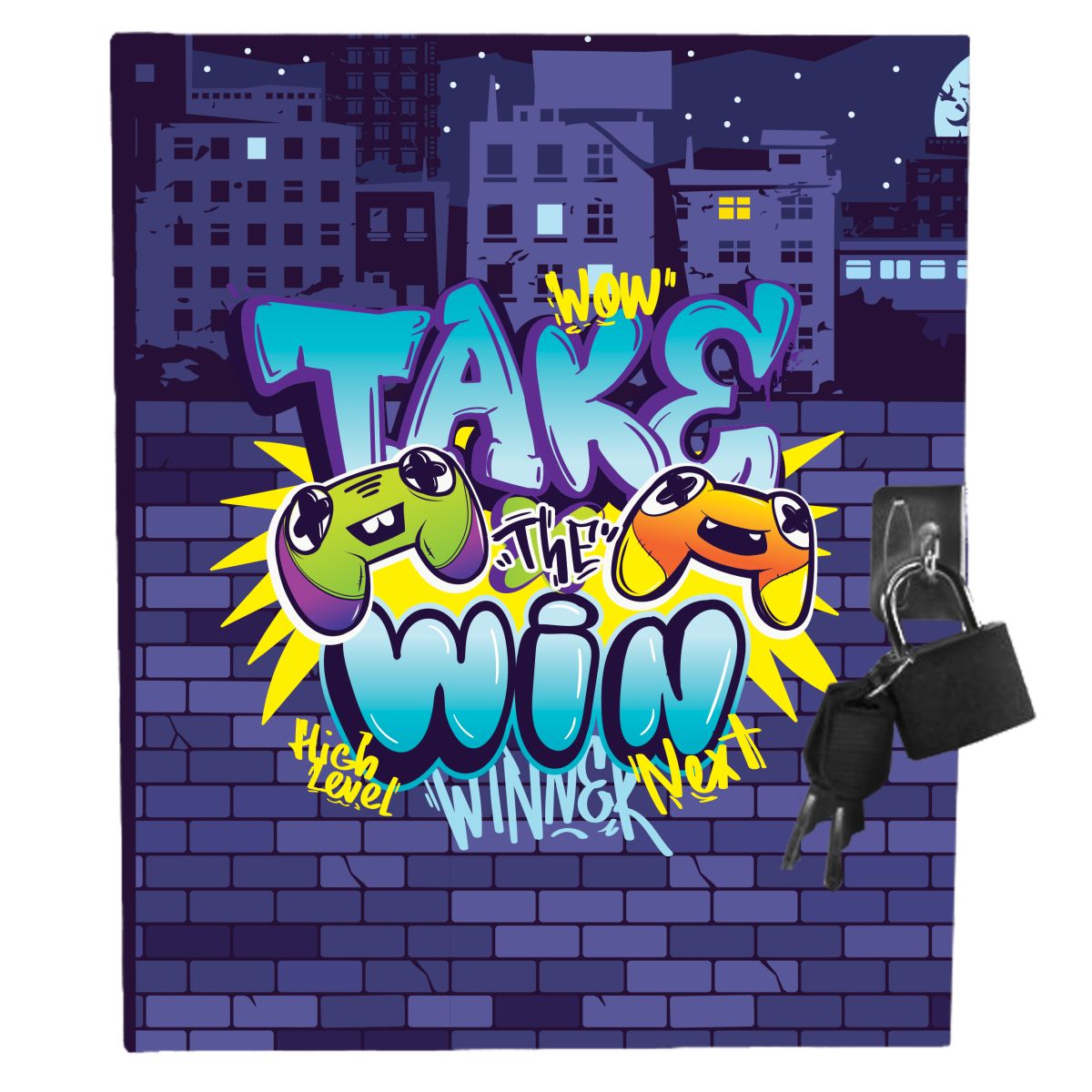 Tinka Dagbok M/Lås Gaming