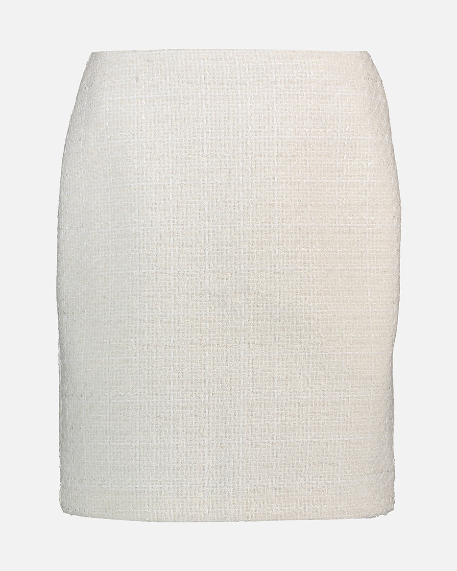 Floyd Kila Tweed Skjørt Offwhite