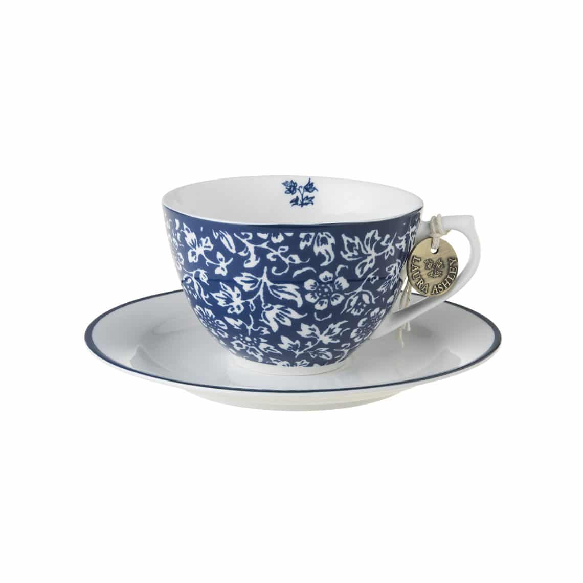 Laura Ashley Cappuchino Kopp m/Skål Sweet Allysum