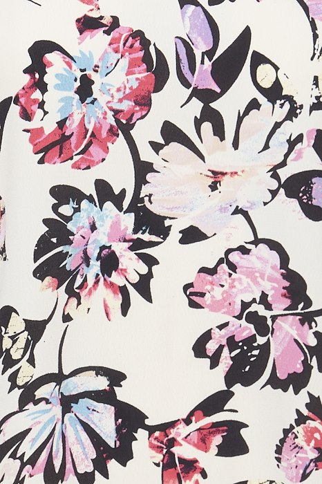 Ichi Ihvilly ss Crystal Gray Collage Print
