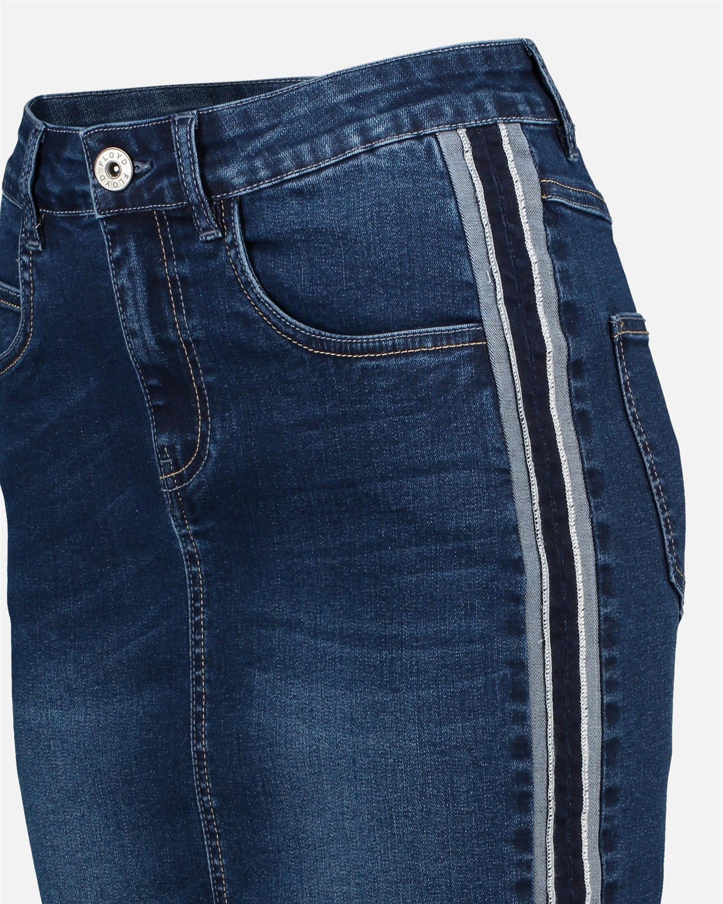 Floyd Skjørt Monica Tricolo Dark Jeansblue